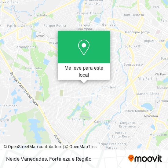 Neide Variedades mapa