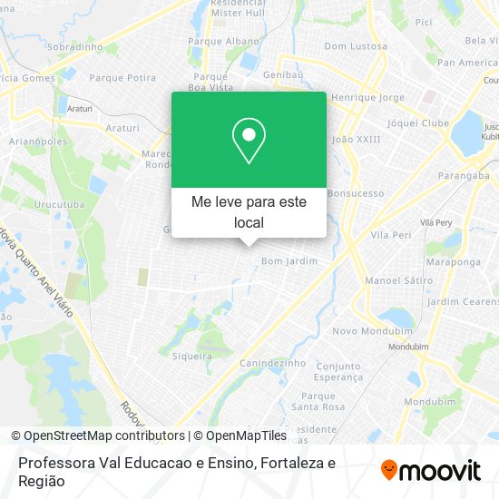 Professora Val Educacao e Ensino mapa