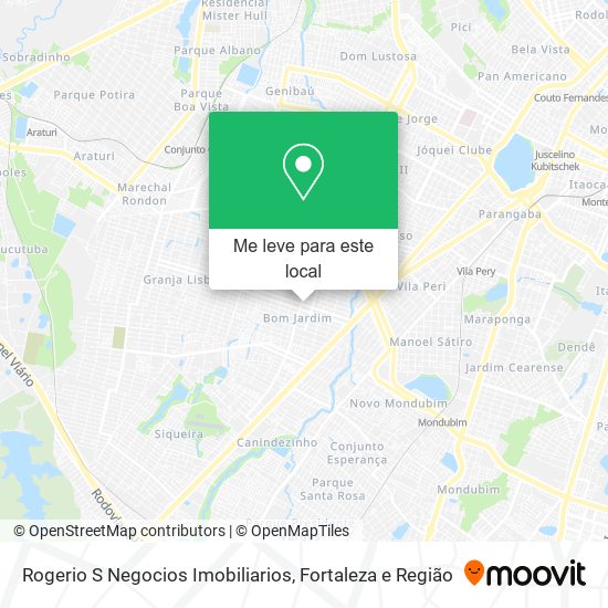 Rogerio S Negocios Imobiliarios mapa