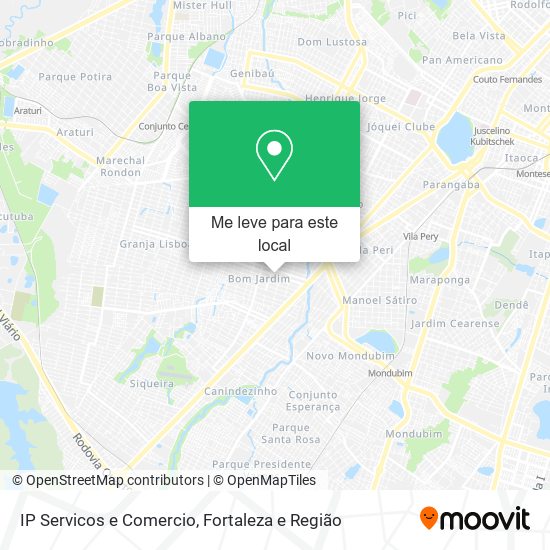 IP Servicos e Comercio mapa