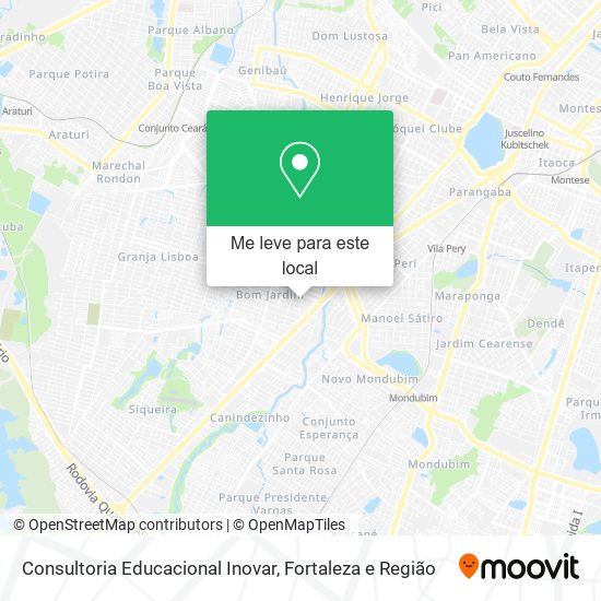 Consultoria Educacional Inovar mapa