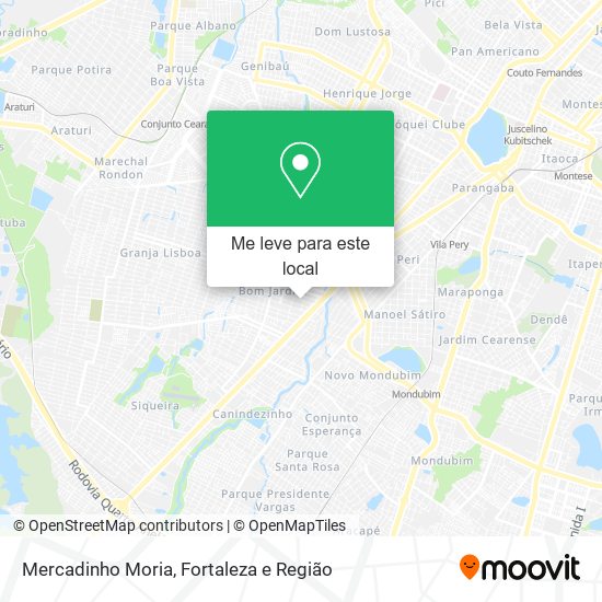 Mercadinho Moria mapa