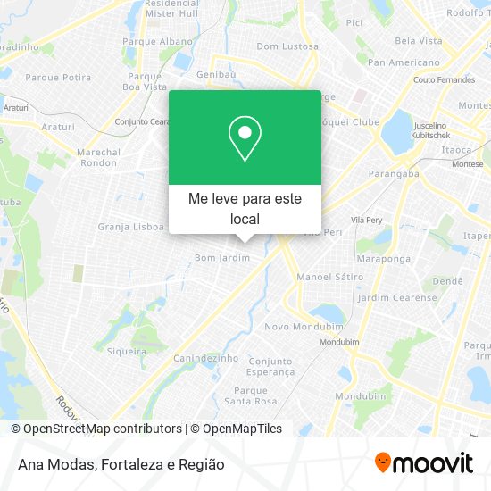 Ana Modas mapa