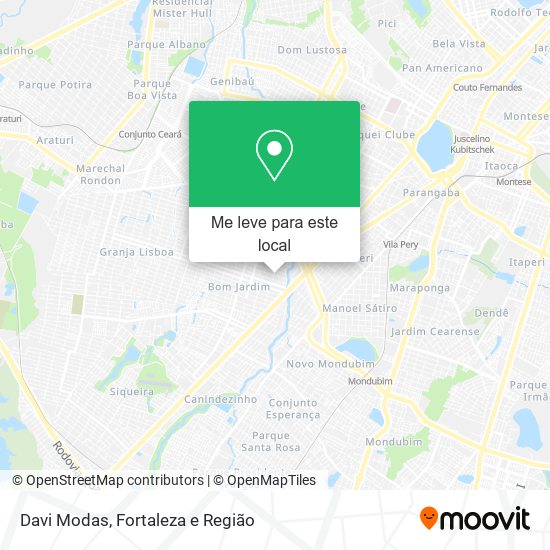 Davi Modas mapa