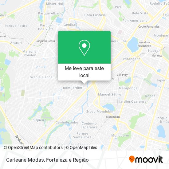 Carleane Modas mapa