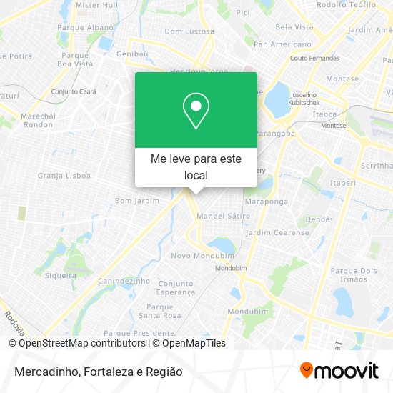 Mercadinho mapa