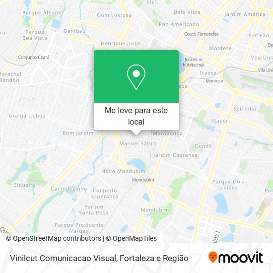 Vinilcut Comunicacao Visual mapa