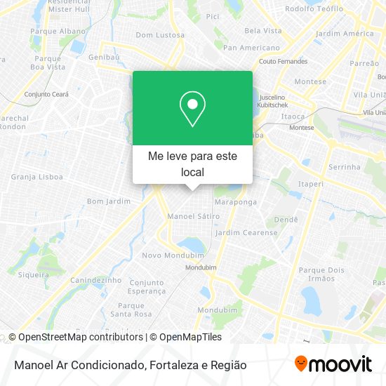 Manoel Ar Condicionado mapa