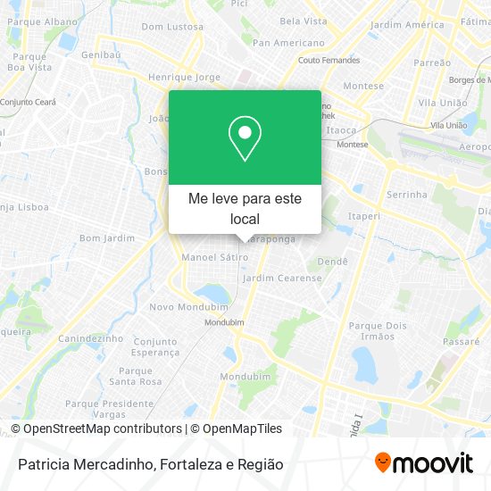 Patricia Mercadinho mapa