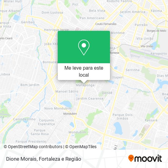 Dione Morais mapa