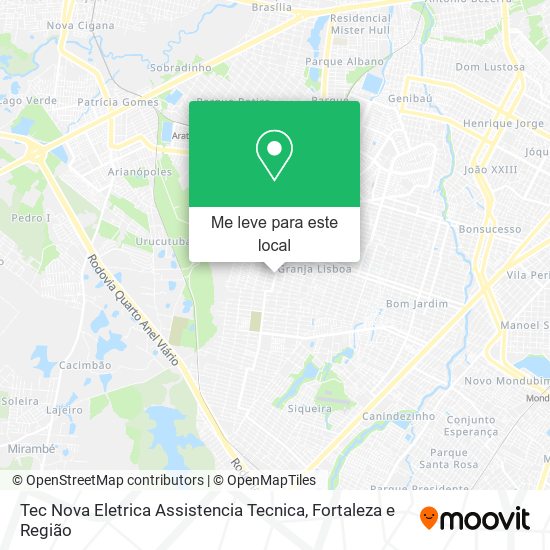 Tec Nova Eletrica Assistencia Tecnica mapa