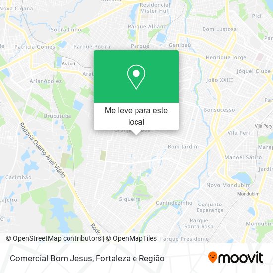 Comercial Bom Jesus mapa