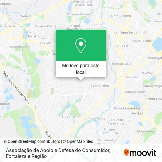 Associação de Apoio e Defesa do Consumidor mapa