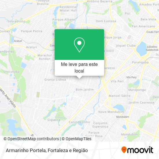 Armarinho Portela mapa