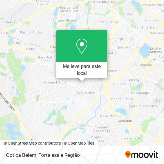 Optica Belem mapa