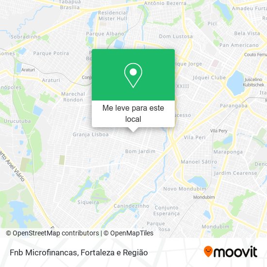 Fnb Microfinancas mapa