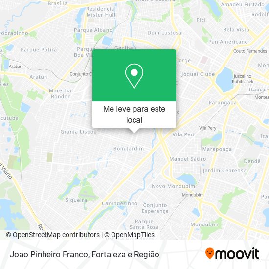 Joao Pinheiro Franco mapa