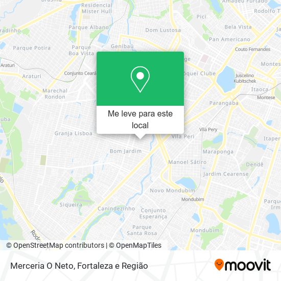 Merceria O Neto mapa