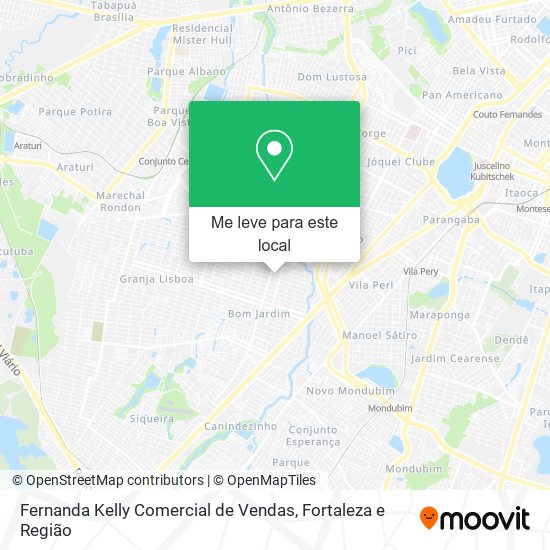 Fernanda Kelly Comercial de Vendas mapa