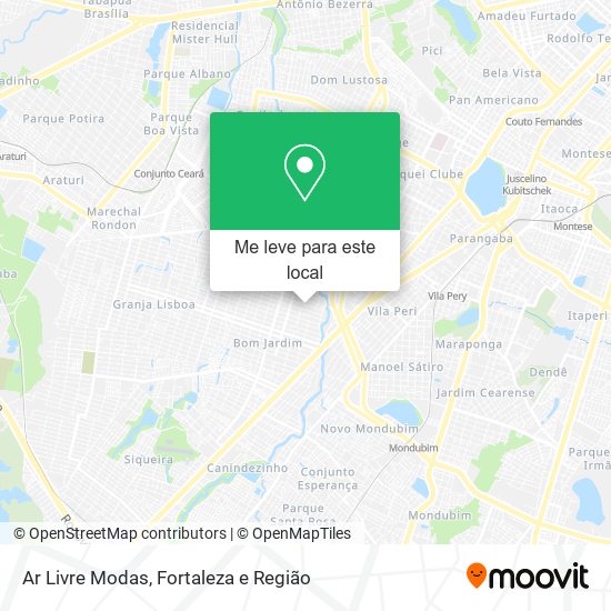 Ar Livre Modas mapa