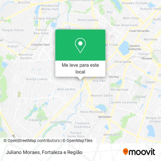 Juliano Moraes mapa