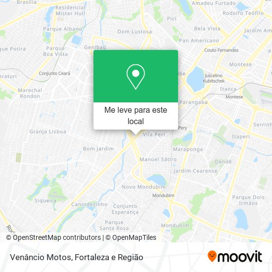 Venâncio Motos mapa