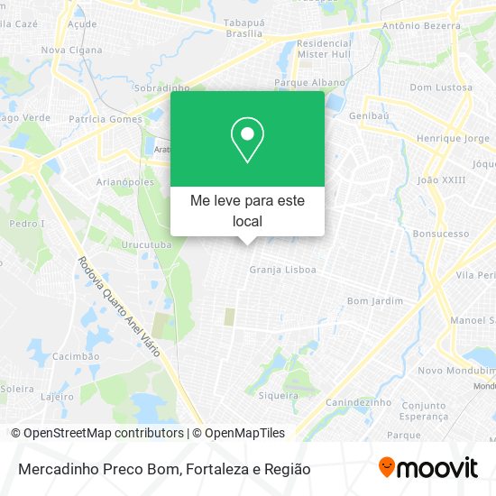 Mercadinho Preco Bom mapa