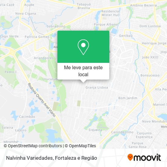 Nalvinha Variedades mapa