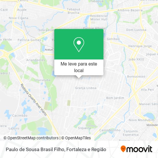 Paulo de Sousa Brasil Filho mapa