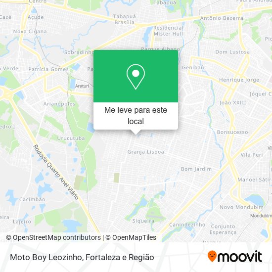 Moto Boy Leozinho mapa