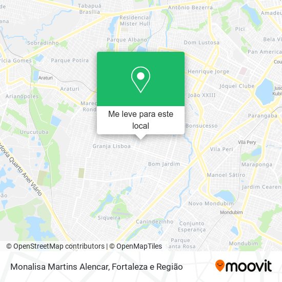 Monalisa Martins Alencar mapa