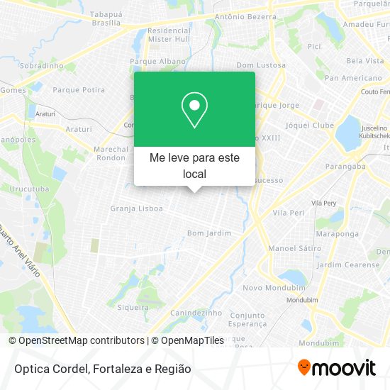 Optica Cordel mapa