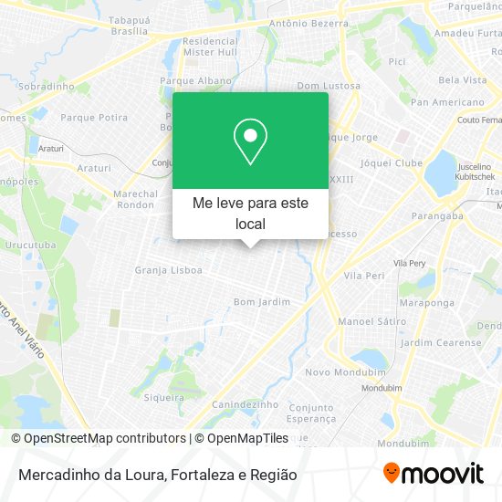 Mercadinho da Loura mapa