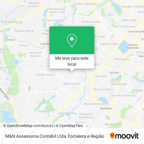 M&N Assessoria Contabil Ltda mapa