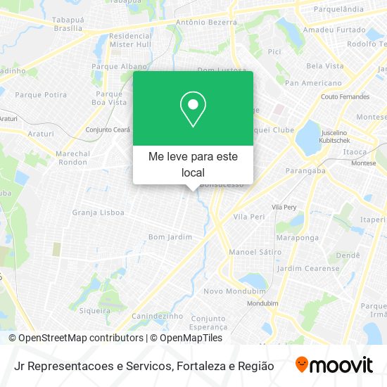 Jr Representacoes e Servicos mapa