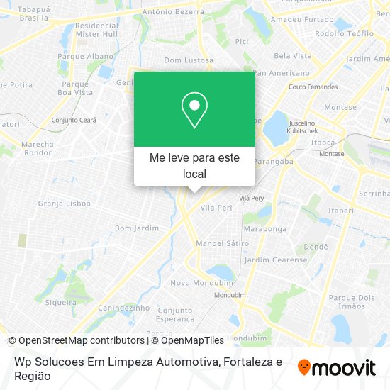 Wp Solucoes Em Limpeza Automotiva mapa