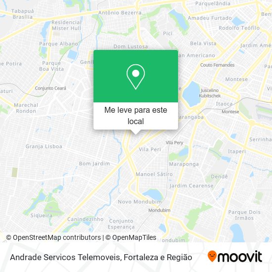 Andrade Servicos Telemoveis mapa