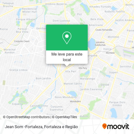 Jean Som -Fortaleza mapa