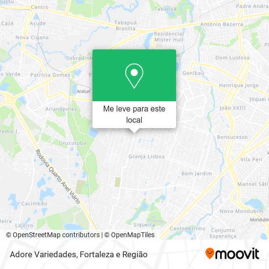 Adore Variedades mapa
