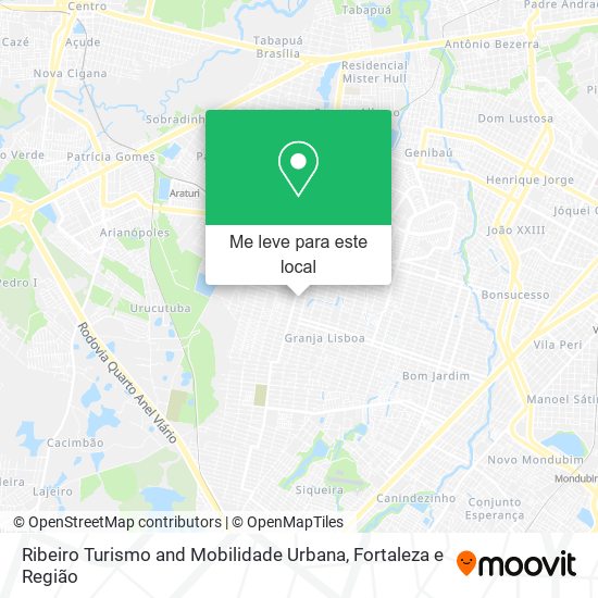 Ribeiro Turismo and Mobilidade Urbana mapa