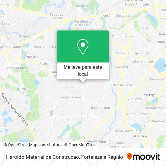 Haroldo Material de Construcao mapa