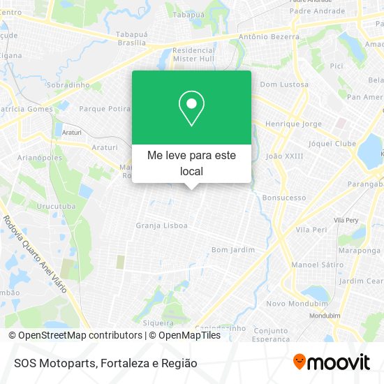 SOS Motoparts mapa