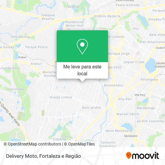 Delivery Moto mapa