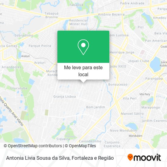 Antonia Livia Sousa da Silva mapa