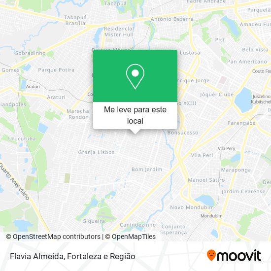 Flavia Almeida mapa