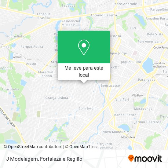 J Modelagem mapa