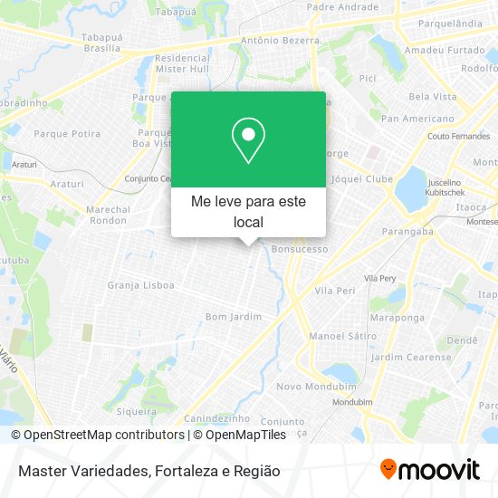 Master Variedades mapa