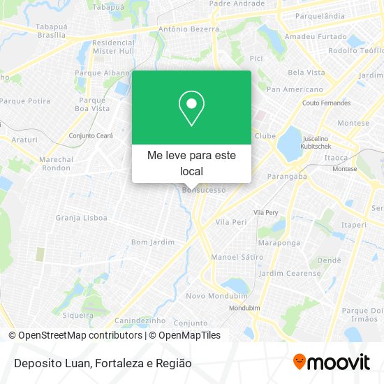 Deposito Luan mapa