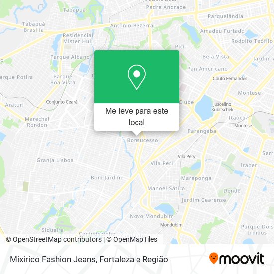 Mixirico Fashion Jeans mapa