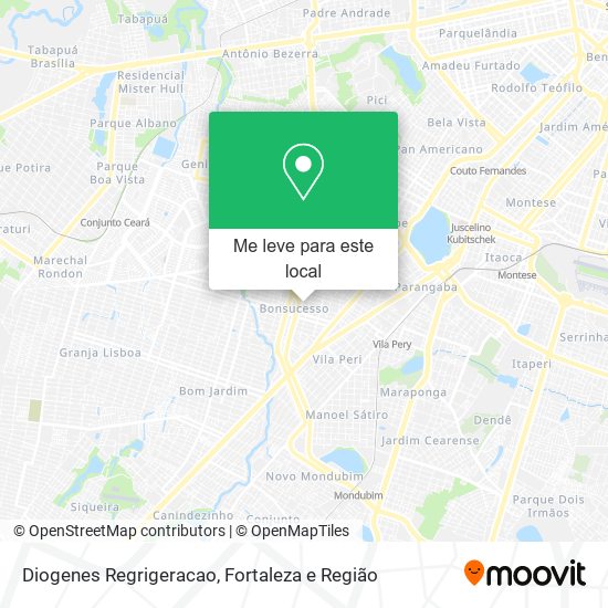 Diogenes Regrigeracao mapa